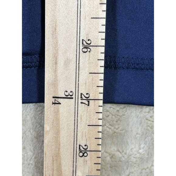 Puma 1/4 Zip Pullover Blue Sz Medium Stretch Long Sleeve Casual Jacket EUC - Picture 4 of 6